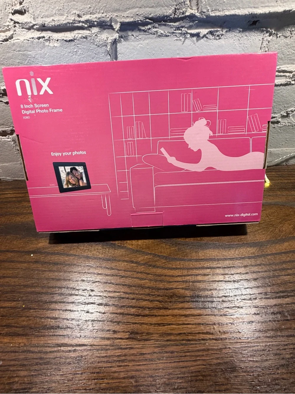 nix Motion Sensor Digital Photo Frame - Black